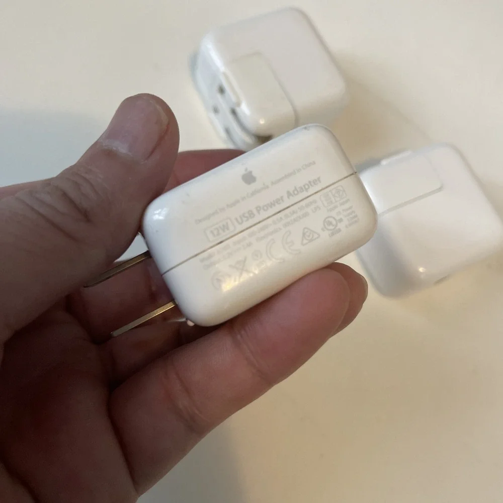 Lot Of 3 Apple Power Brick 12W A1357 USB Charger